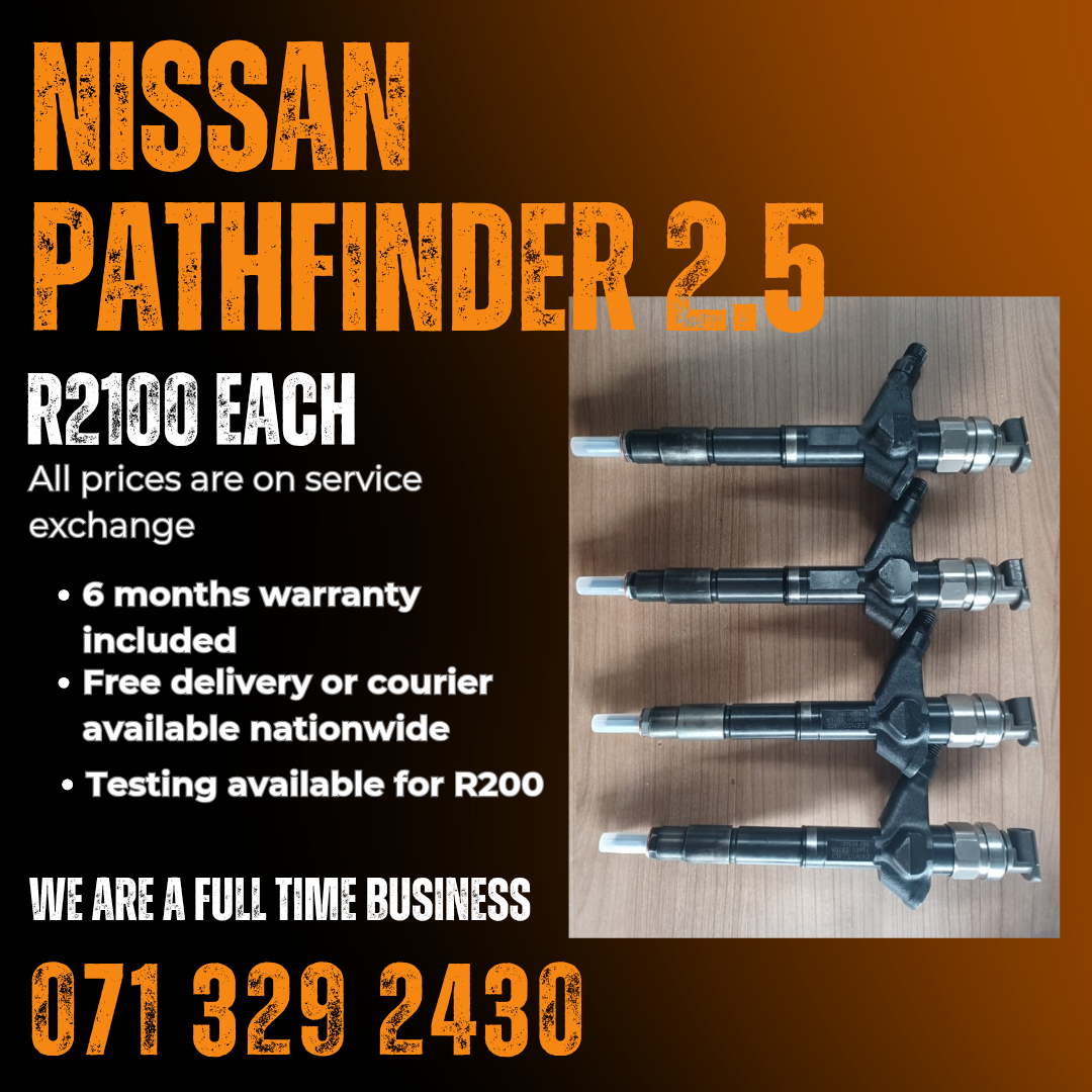 NISSAN PATHFINDER DIESEL INJECTORS FOR SALE WITH WARRANTY - Private Seller NISSAN PATHFINDER DIESEL INJECTORS FOR SALE WITH WARRANTY - Private Seller