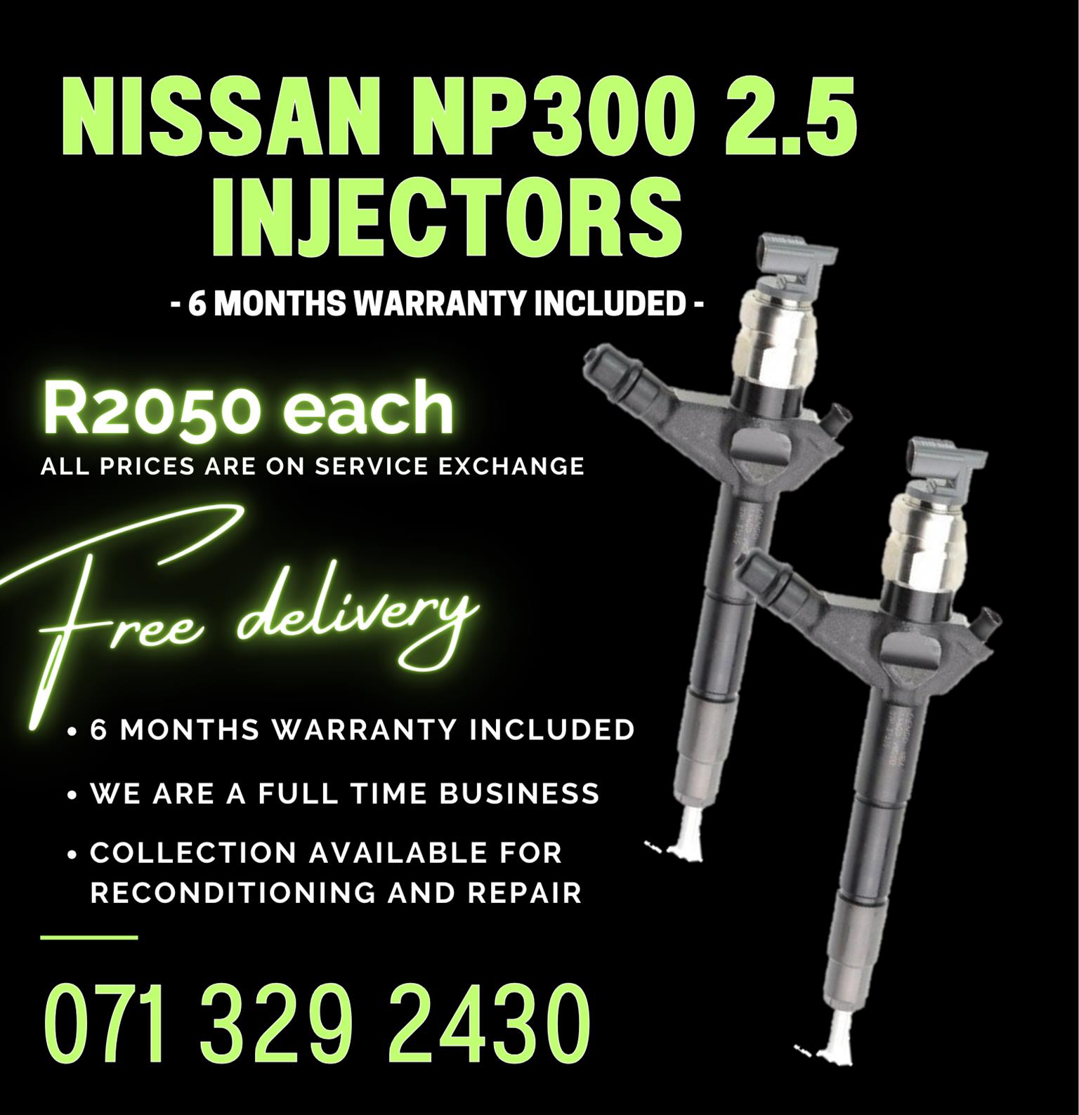 NISSAN NP300 YD25 INJECTORS FOR SALE WITH WARRANTY - Private Seller NISSAN NP300 YD25 INJECTORS FOR SALE WITH WARRANTY - Private Seller
