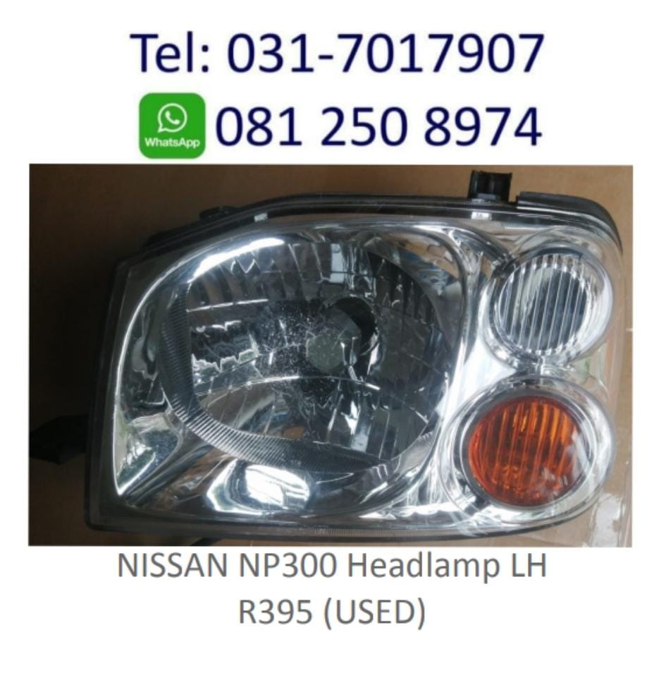 NISSAN NP300 HEADLAMP LH (USED) - Private Seller NISSAN NP300 HEADLAMP LH (USED) - Private Seller