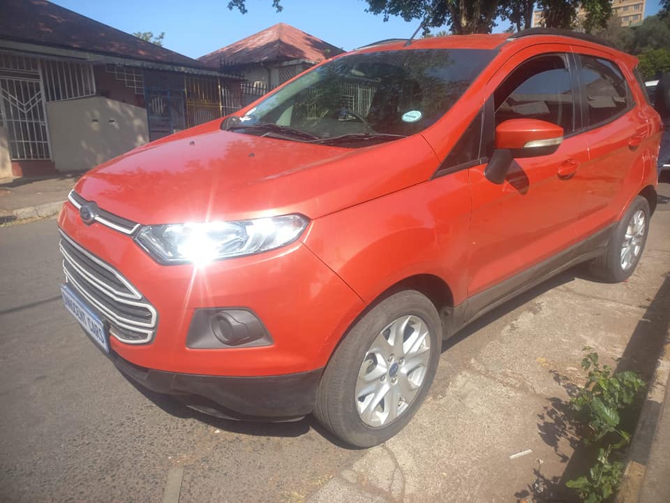 2013 FORD ECOSPORT 1.0 PETROL, MANUAL, ORANGE COLOR, MILEAGE 145000KMS