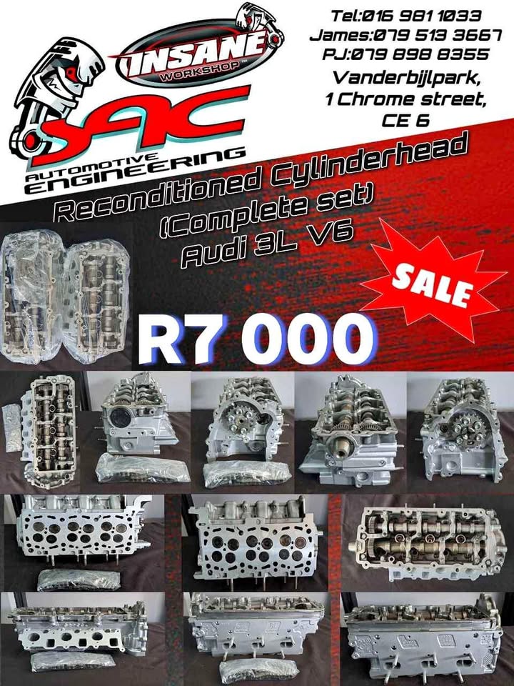Audi 3L V6 Cylinderhead Set - Private Seller Audi 3L V6 Cylinderhead Set - Private Seller