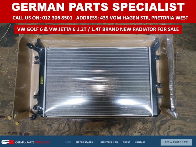 VW GOLF 6 & VW JETTA 6 1.2T / 1.4T BRAND NEW RADIATOR FOR SALE - Private Seller VW GOLF 6 & VW JETTA 6 1.2T / 1.4T BRAND NEW RADIATOR FOR SALE - Private Seller