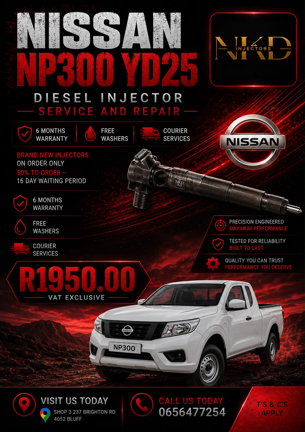 Service_your_Nissan_NP300_YD25_Diesel_injectors_NKD - Private Seller Service_your_Nissan_NP300_YD25_Diesel_injectors_NKD - Private Seller