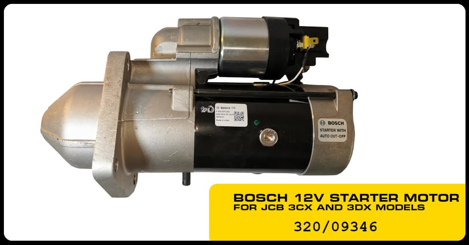 BOSCH JCB 12V STARTER MOTOR, PART NUMBER 320/09346 - Private Seller BOSCH JCB 12V STARTER MOTOR, PART NUMBER 320/09346 - Private Seller