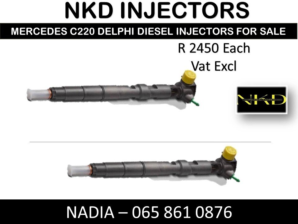 MERCEDES C220 DIESEL INJECTORS FOR SALE OR RECON WITH 6 MONTHS WARRANTY OR RECON