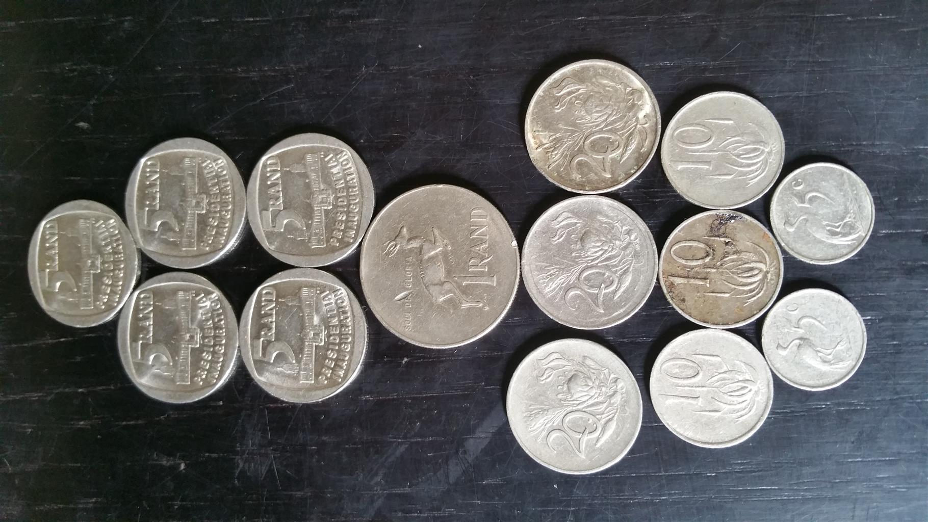 Nelson Mandela coins