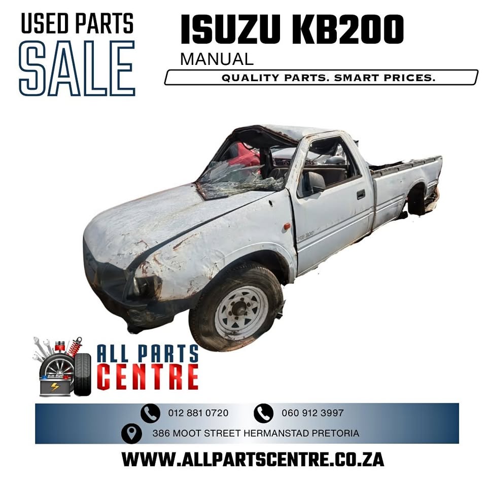 Stripping for spares – Isuzu KB200 manual - Private Seller Stripping for spares – Isuzu KB200 manual - Private Seller