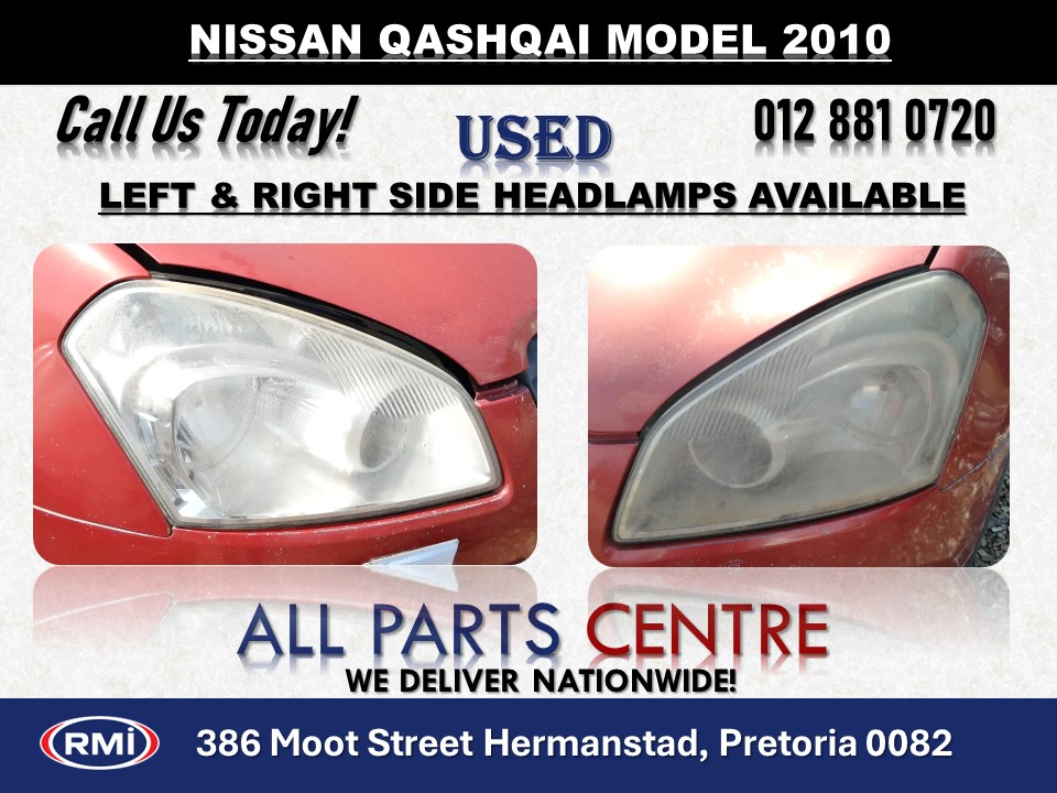 2010 Nissan Qashqai Model Used Headlight set for Sale 2010 Nissan Qashqai Model Used Headlight set for Sale