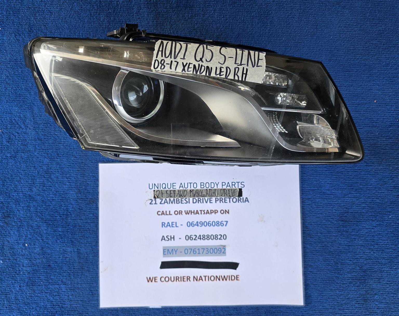Audi Q5 S-Line Xenon LED Right Headlight Audi Q5 S-Line Xenon LED Right Headlight