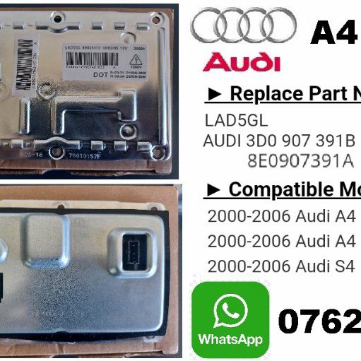 Audi B6 A4/S4 Headlight Xenon ballast module