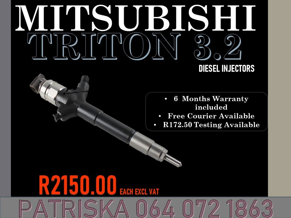 MITSUBISHI TRITON 3.2 DIESEL INJECTORS FOR SALE - Private Seller MITSUBISHI TRITON 3.2 DIESEL INJECTORS FOR SALE - Private Seller