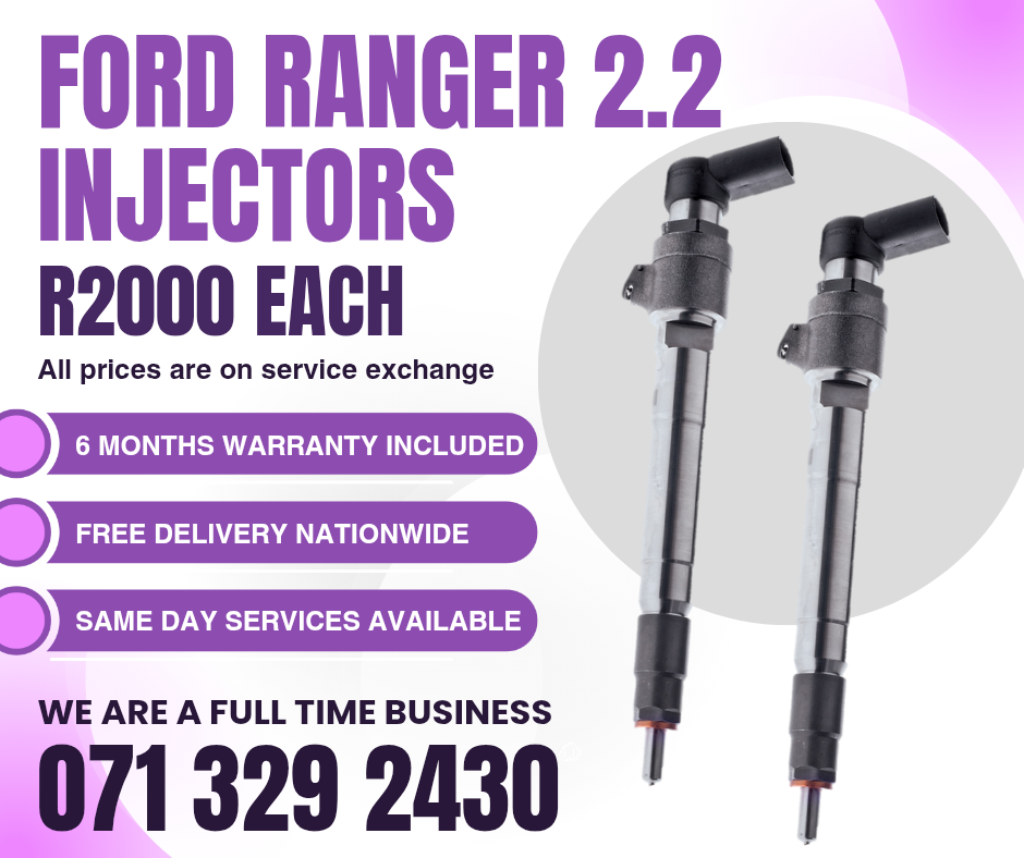 FORD RANGER 2,2 INJECTORS FOR SALE WITH WARRANTY - Private Seller FORD RANGER 2,2 INJECTORS FOR SALE WITH WARRANTY - Private Seller