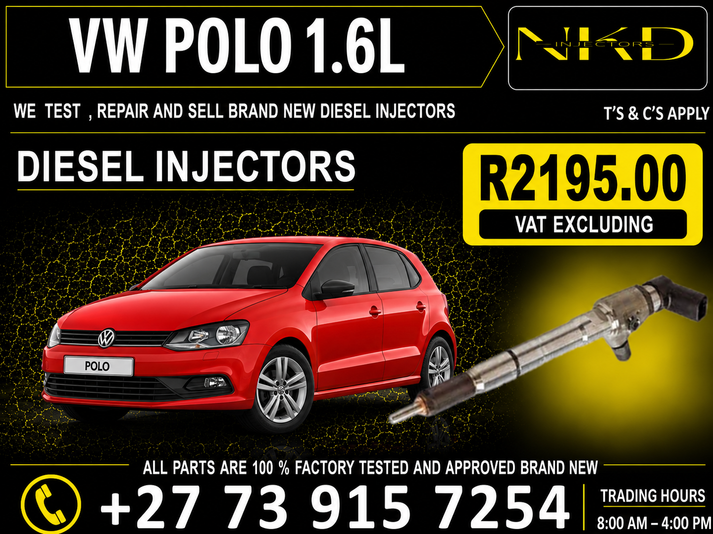 Injectors_Vw_Polo_1.6l - Private Seller Injectors_Vw_Polo_1.6l - Private Seller