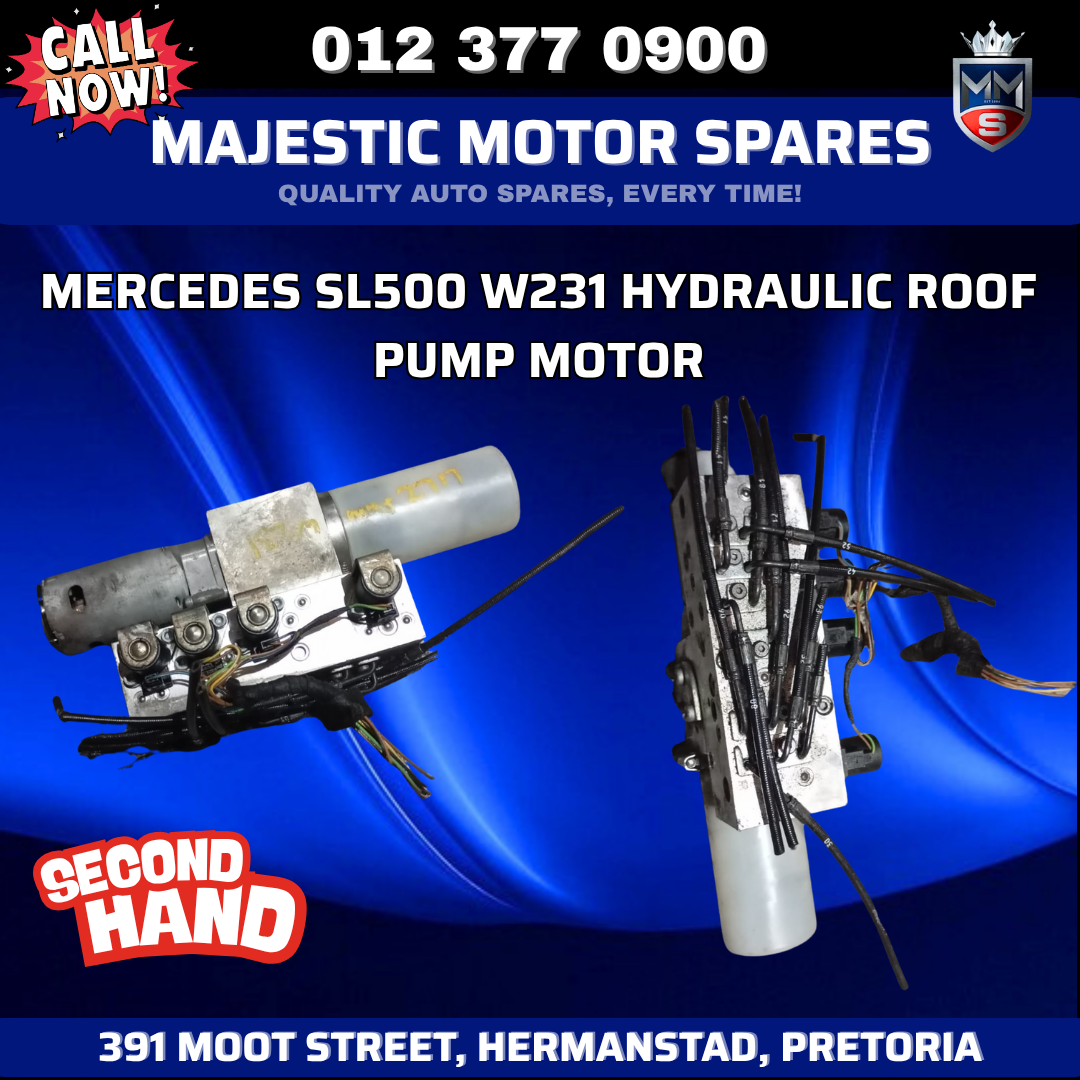 Mercedes SL500 W231 Hydraulic Roof Pump Motor – Used - Private Seller Mercedes SL500 W231 Hydraulic Roof Pump Motor – Used - Private Seller