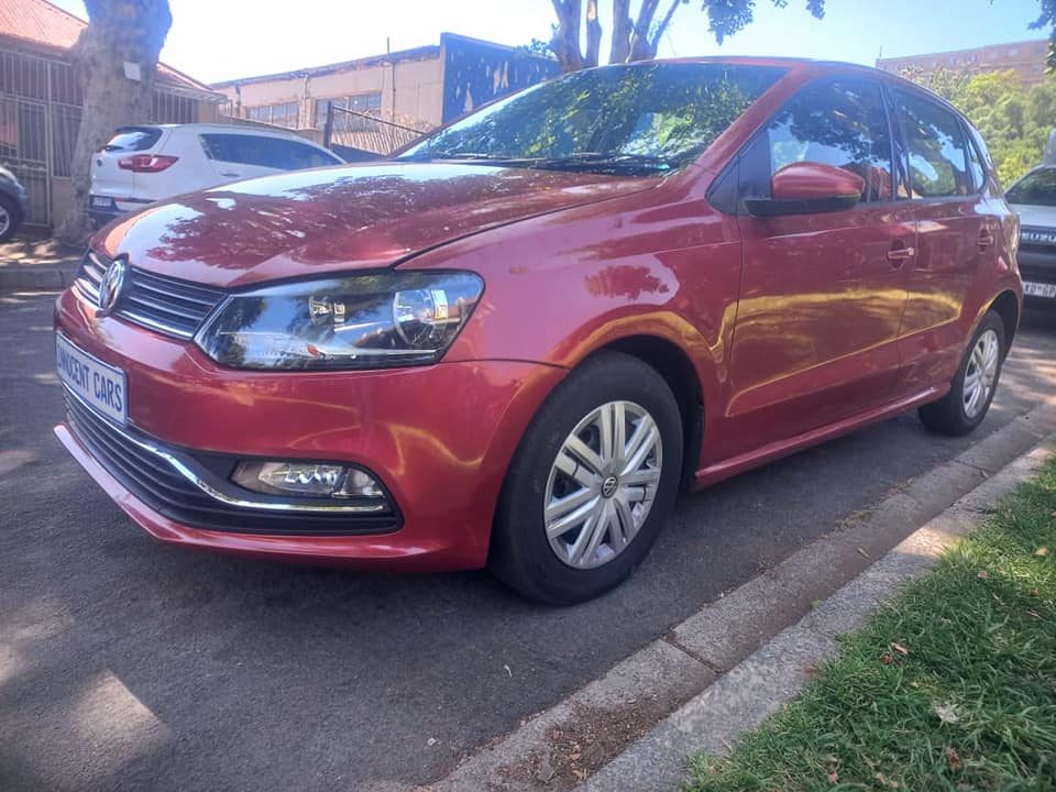2015 VW POLO 6 TSI 1.2 PETROL, MANUAL, MAROON COLOR, MILEAGE 60000KMS