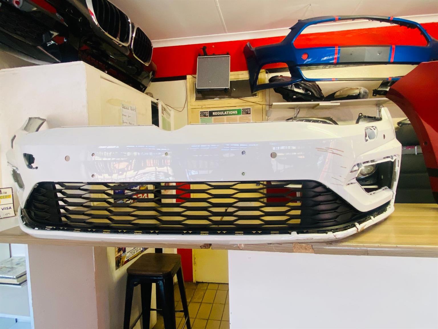 2020 VW GOLF 7.5 FRONT BUMPER WITH BOTTOM GRILL AVAILABLE SALE - Private Seller 2020 VW GOLF 7.5 FRONT BUMPER WITH BOTTOM GRILL AVAILABLE SALE - Private Seller