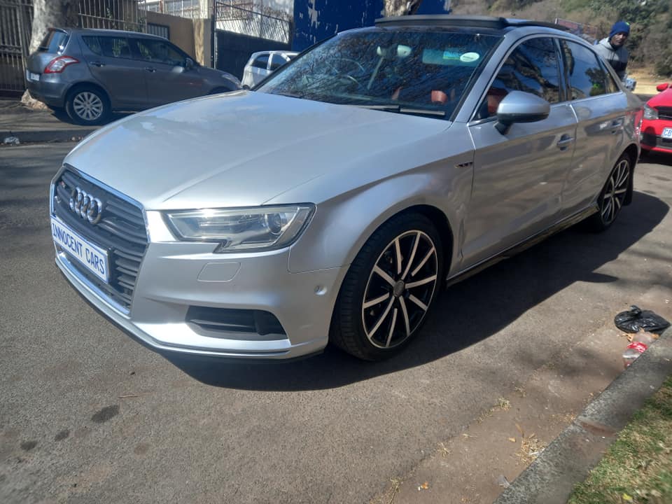 2017 AUDI A3 1.4TFSI ENGINE PETROL, AUTOMATIC, SILVER COLOR