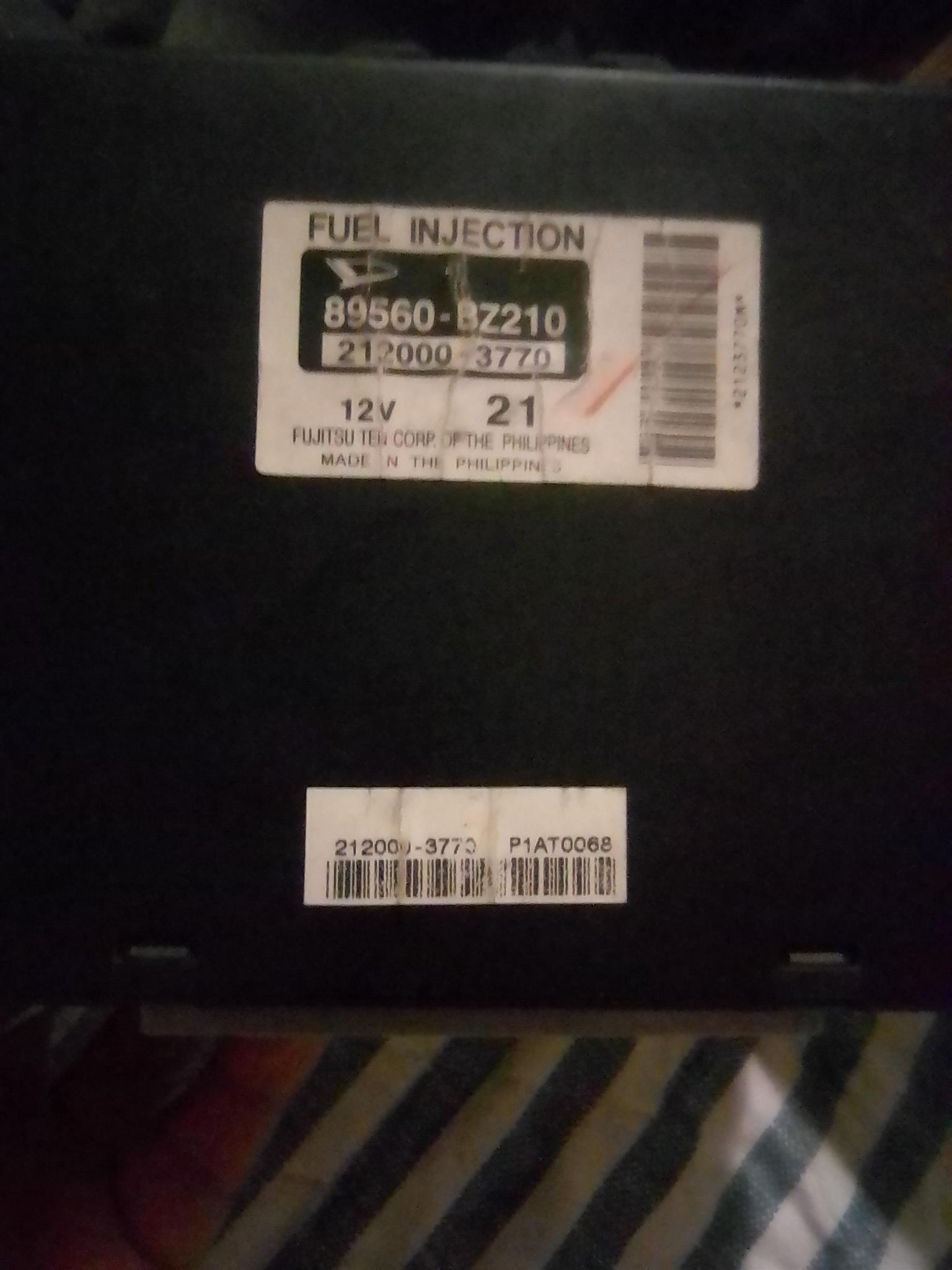 89560-BZ210  12V Fuel injection computer box Toyota Avanza - brand new - Private Seller