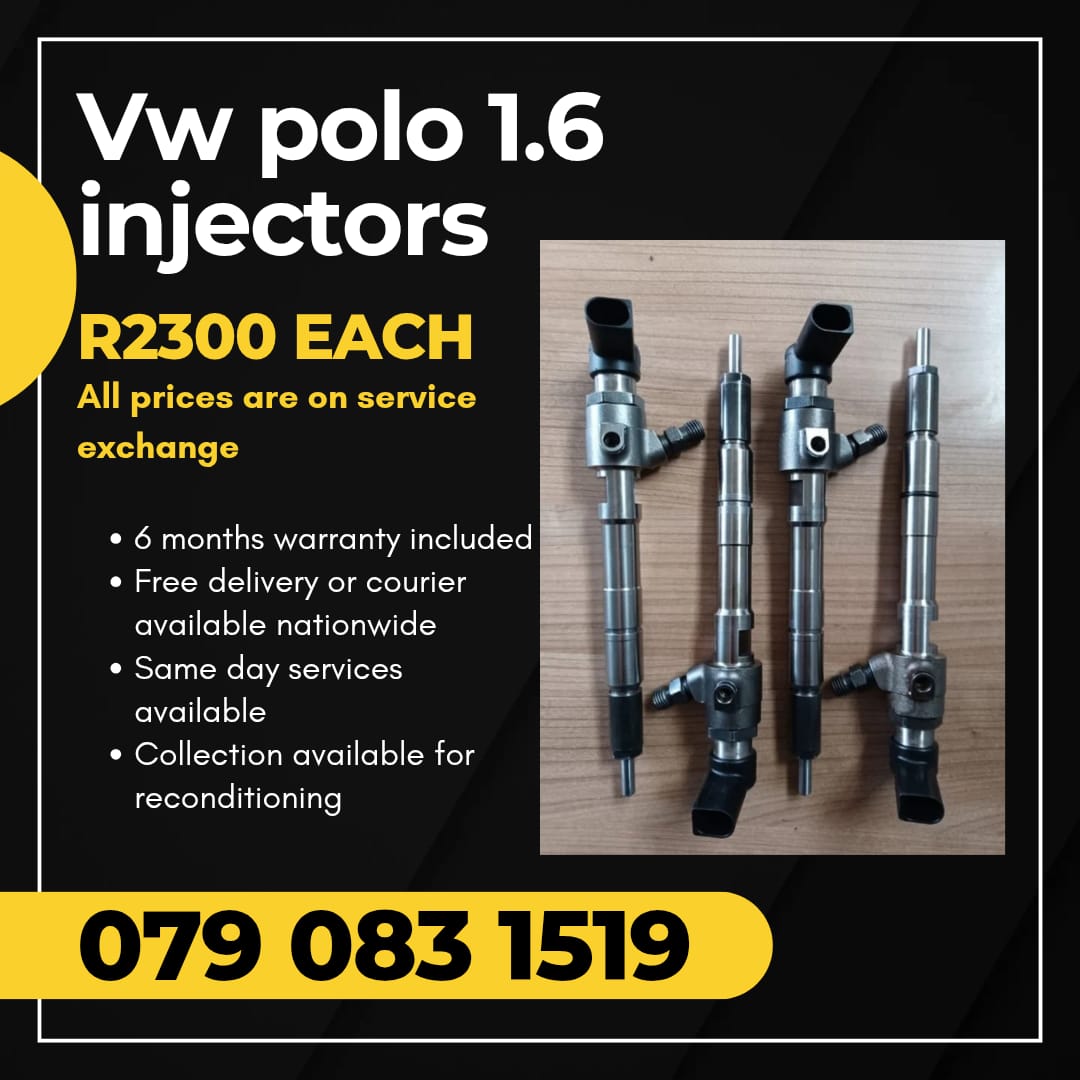 VW POLO 1.6 INJECTORS FOR SALE WITH WARRANTY - Private Seller VW POLO 1.6 INJECTORS FOR SALE WITH WARRANTY - Private Seller