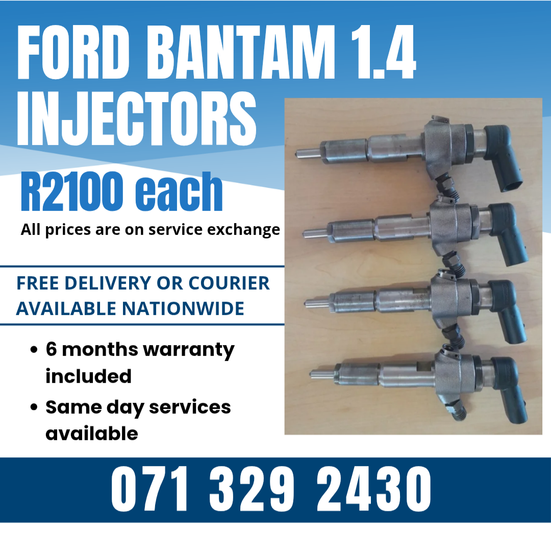 FORD BANTAM 1.4 DIESEL INJECTORS FOR SALE WITH WARRANTY