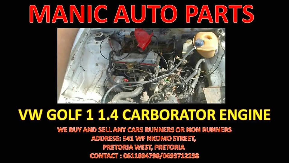 GOLF 1 1.4 CARBORATOR ENGINE