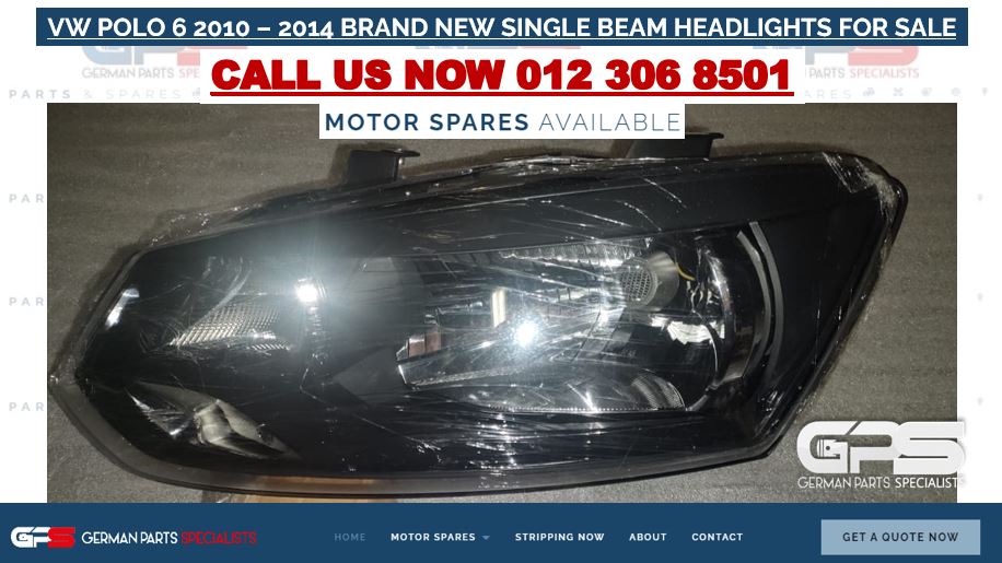VW POLO 6 2010 – 2014 BRAND NEW SINGLE BEAM HEADLIGHTS FOR SALE - Private Seller VW POLO 6 2010 – 2014 BRAND NEW SINGLE BEAM HEADLIGHTS FOR SALE - Private Seller