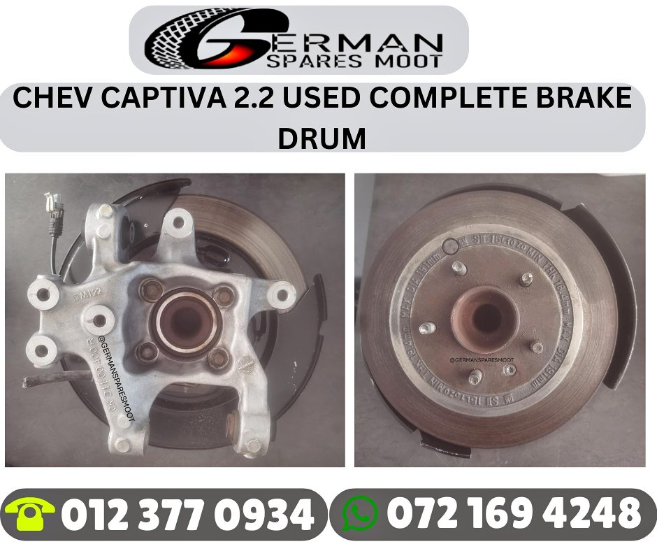 Chev Captiva 2.2 Complete Brake Drum