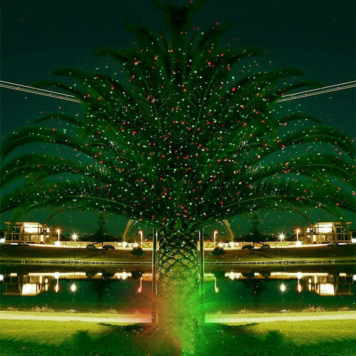 Laser Stage Disco Party Holographic Light Projector, Landscape Garden Outdoor