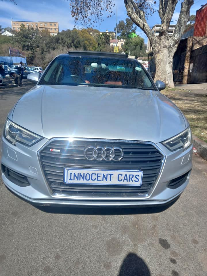 2017 AUDI A3 1.4TFSI  ENGINE PETROL, AUTOMATIC, SILVER COLOR