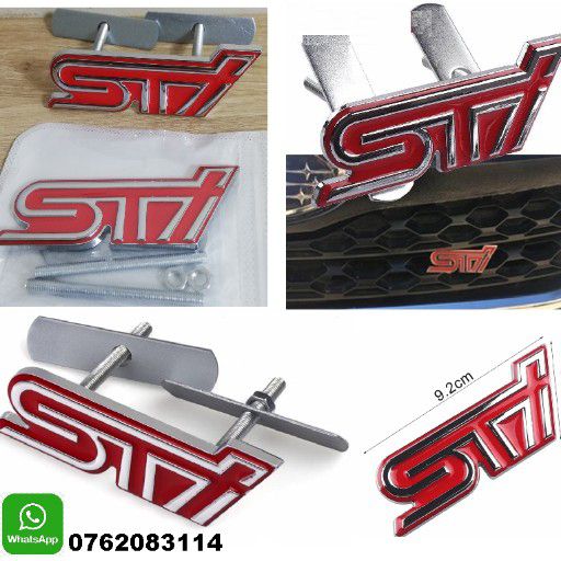 Subaru STI front metal bolt on grille badge - Private Seller