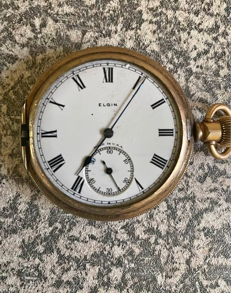 Old and Rare Elgin gold filled pocket watch Old and Rare Elgin gold filled pocket watch