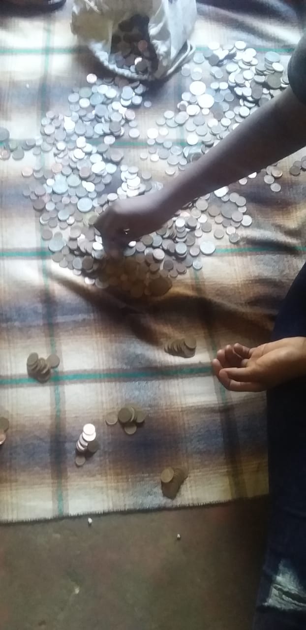 I'm selling the coins