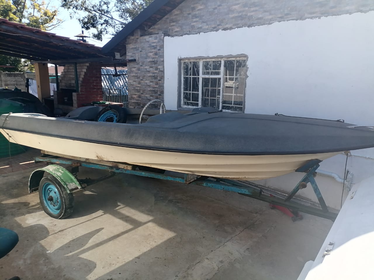 Boat and trailer