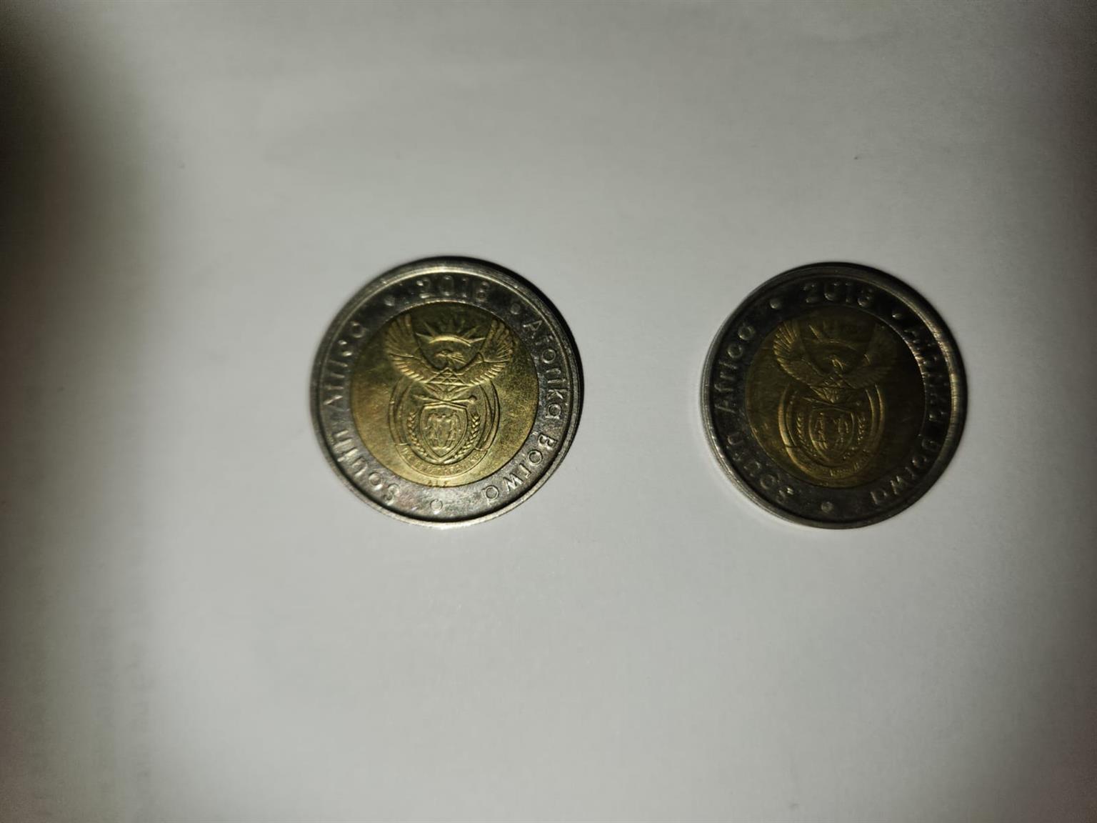 Old R5 coins for sale