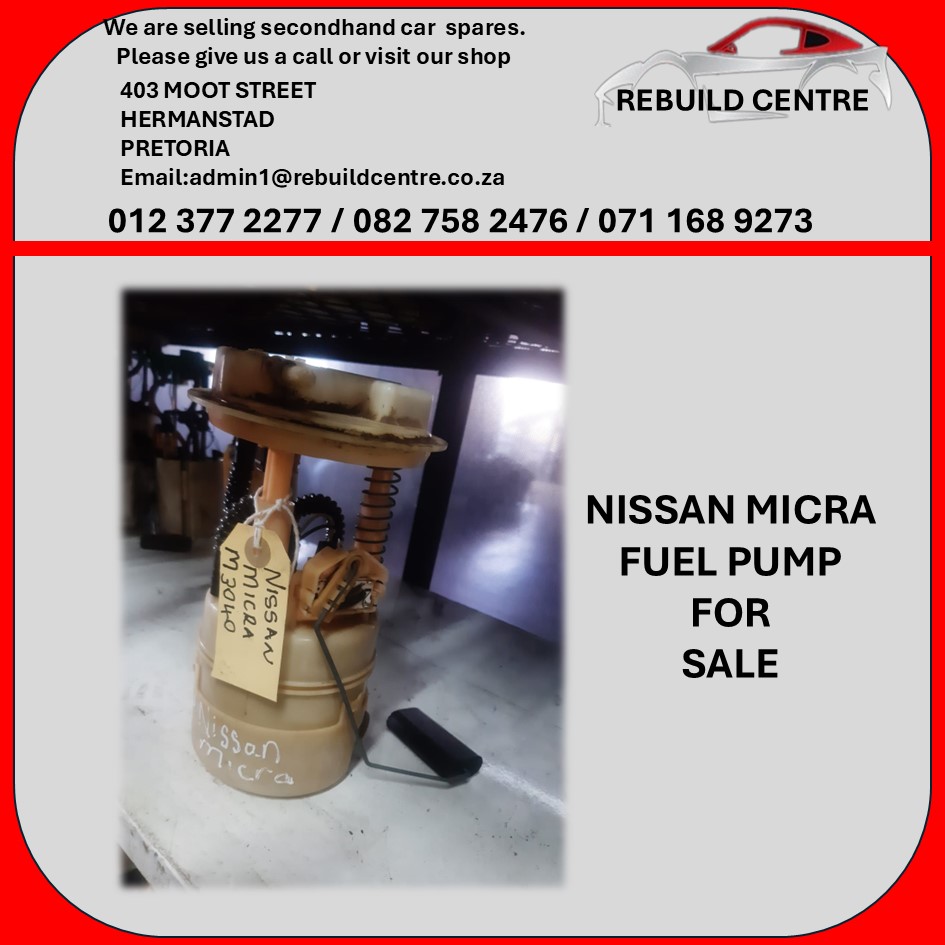 Nissan Micra Fuel Pump for sale - Private Seller Nissan Micra Fuel Pump for sale - Private Seller