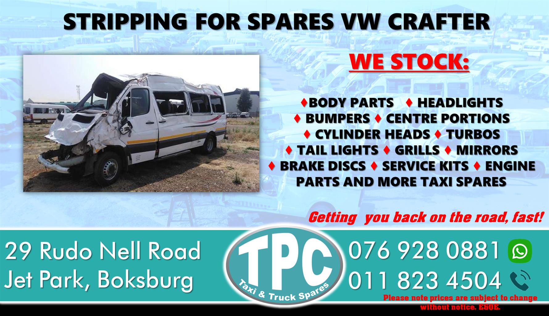 Vw crafter breakers near shop me