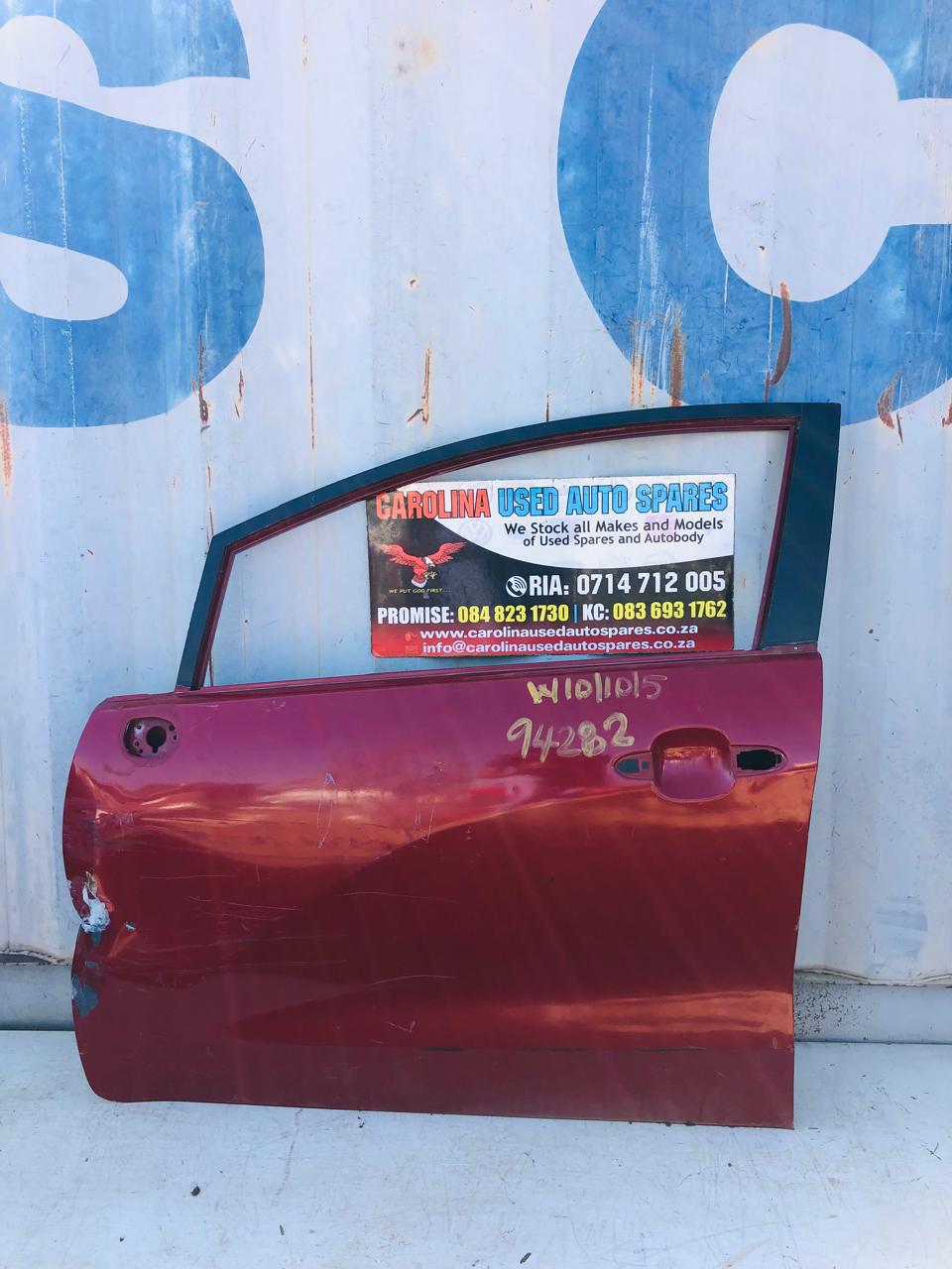 Kia Rio left side front door (sedan and hatchback) - Private Seller Kia Rio left side front door (sedan and hatchback) - Private Seller