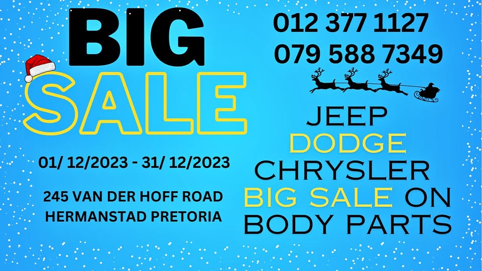 JEEP, DODGE & CHRYSLER BODY PARTS - Private Seller JEEP, DODGE & CHRYSLER BODY PARTS - Private Seller