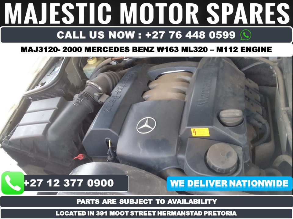 2000 Mercedes Benz W163 ML320 – M112 engine for sale 2000 Mercedes Benz W163 ML320 – M112 engine for sale