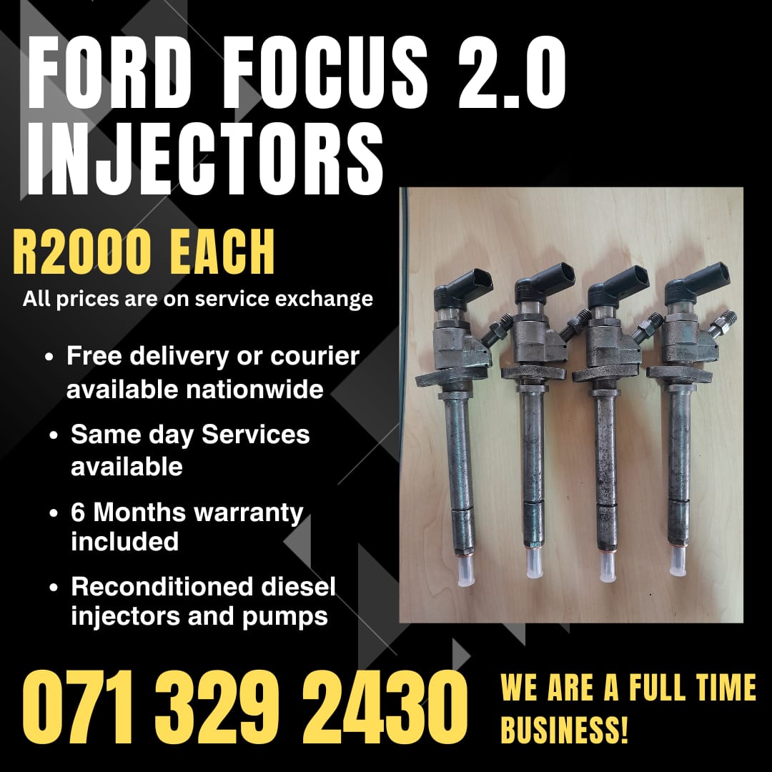 FORD FOCUS 2.0 INJECTORS FOR SALE WITH WARRANTY - Private Seller FORD FOCUS 2.0 INJECTORS FOR SALE WITH WARRANTY - Private Seller
