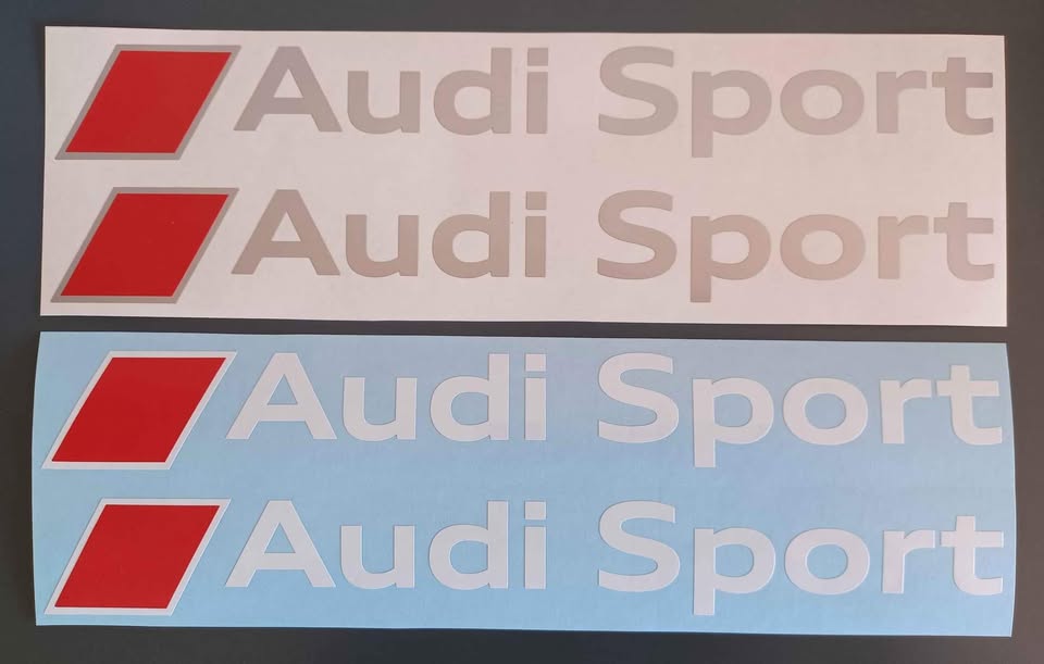 Audi Sport Lower side decals stickers vinyl cut graphics - Private Seller