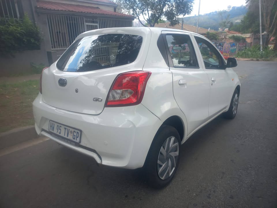 Datsun Go 1.2 petrol, 2019 Model, Manual, white color, mileage Spare key.