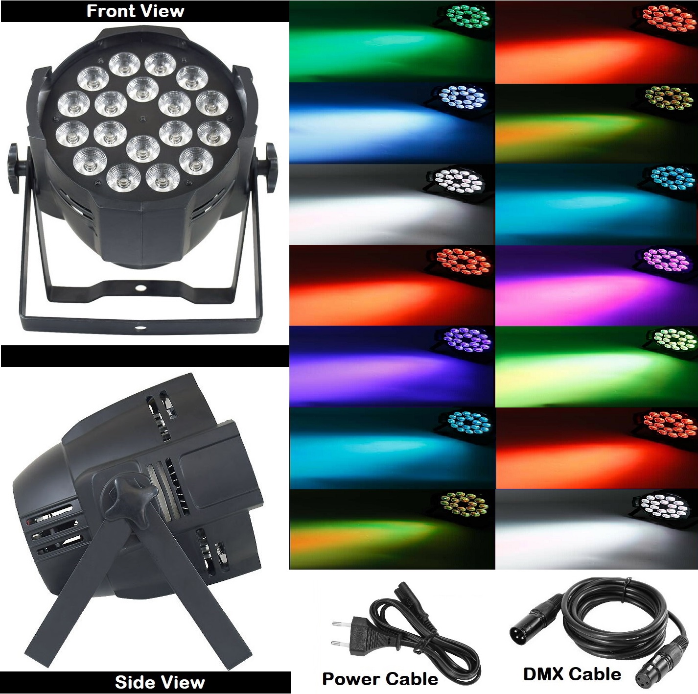 Professional Disco Stage DJ Party Wash LED Light DMX512 PARCAN 6in1 RGBWA-UV.NEW Professional Disco Stage DJ Party Wash LED Light DMX512 PARCAN 6in1 RGBWA-UV.NEW