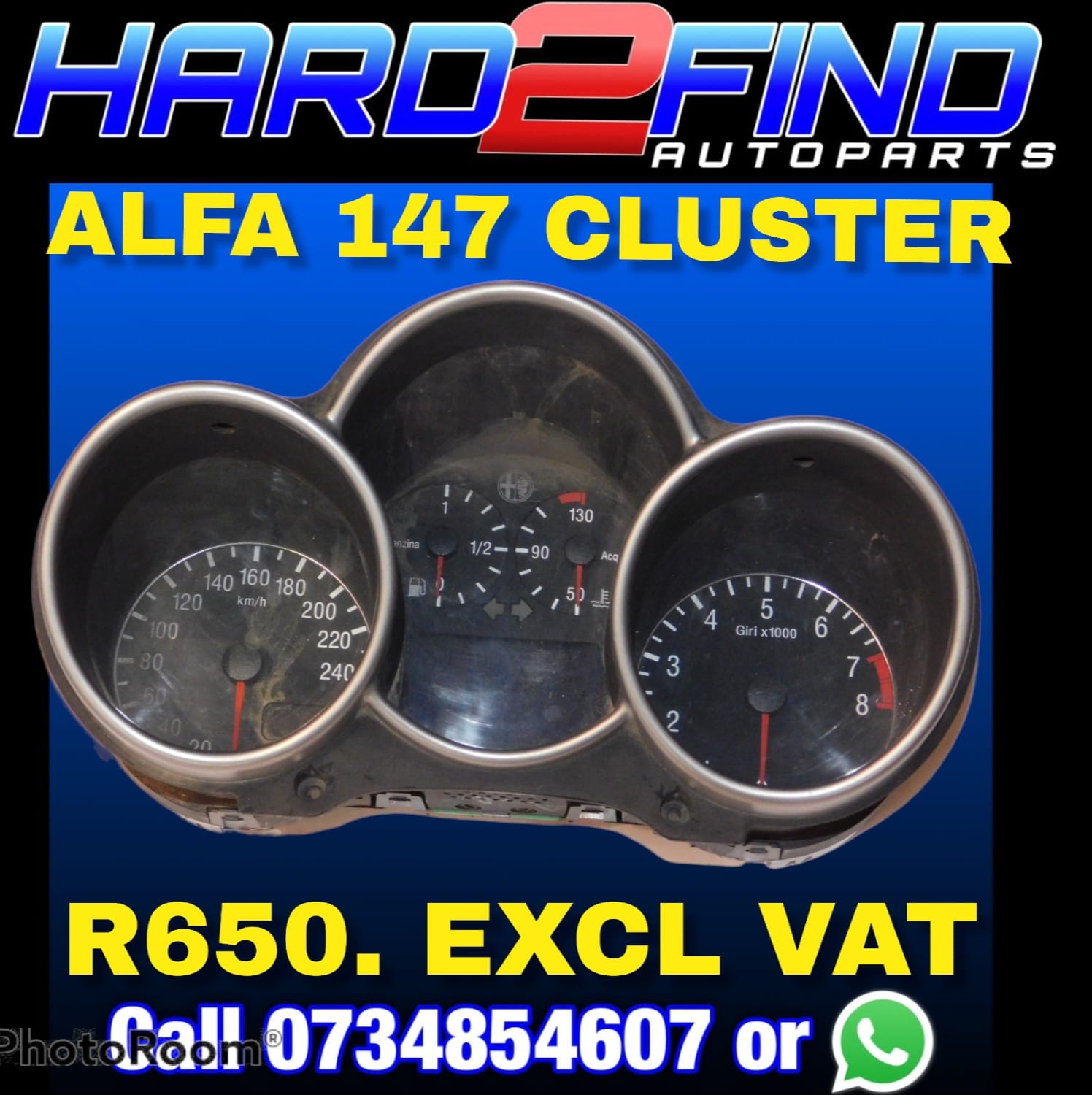 ALFA 147 CLUSTER EXCL VAT - Private Seller ALFA 147 CLUSTER EXCL VAT - Private Seller