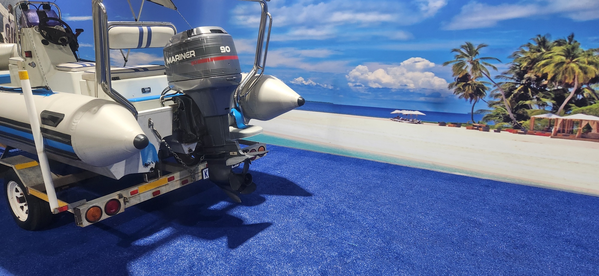 SUPERDUCK 560 CAT 90 HP MARINER