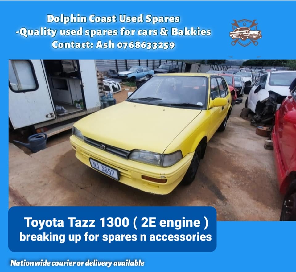 Toyota Tazz ( mk1 1300 carb ) stripping for spares - Private Seller Toyota Tazz ( mk1 1300 carb ) stripping for spares - Private Seller