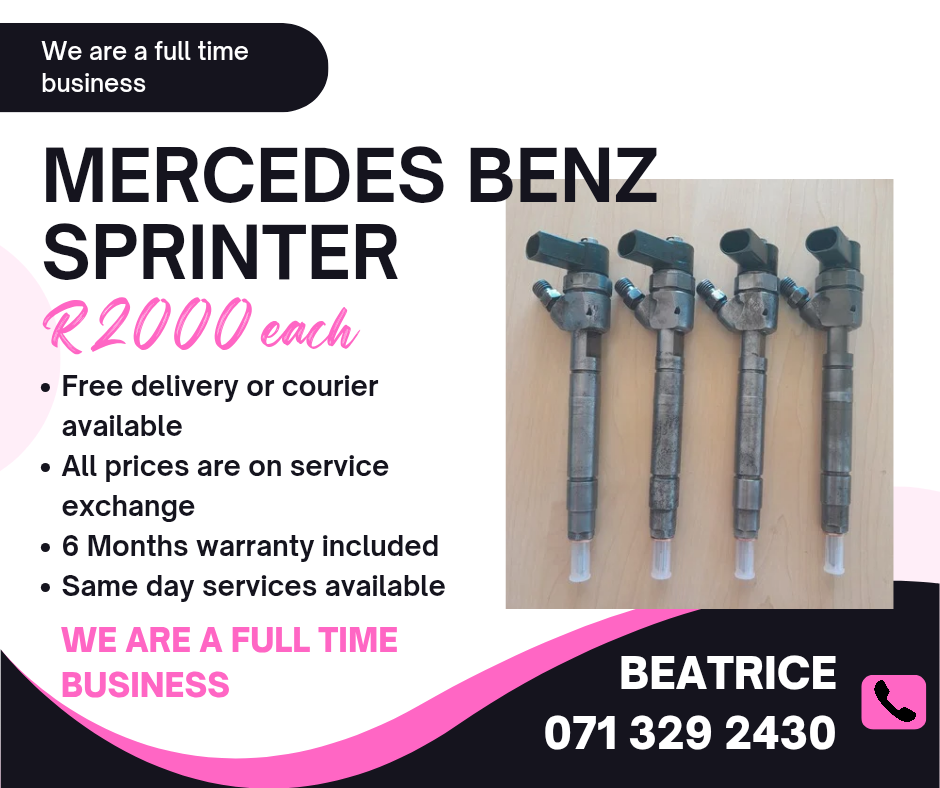 MERCEDES BENZ SPRINTER INJECTORS FOR SALE WITH WARRANTY - Private Seller MERCEDES BENZ SPRINTER INJECTORS FOR SALE WITH WARRANTY - Private Seller