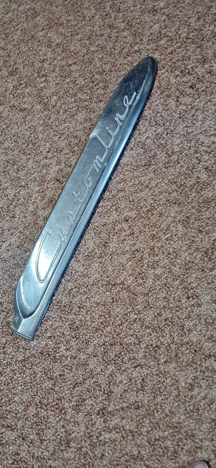 Ford Customline crome name - Private Seller Ford Customline crome name - Private Seller