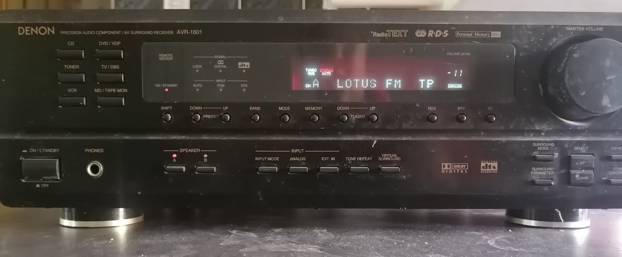 DENON - AVR-1601PRECISION AUDIO 5.1 SURROUND SOUND AV RECEIVER