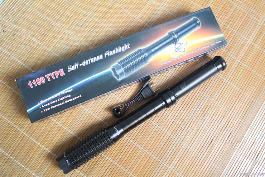 Rechargeable LED Torch + Baton. Brand New.